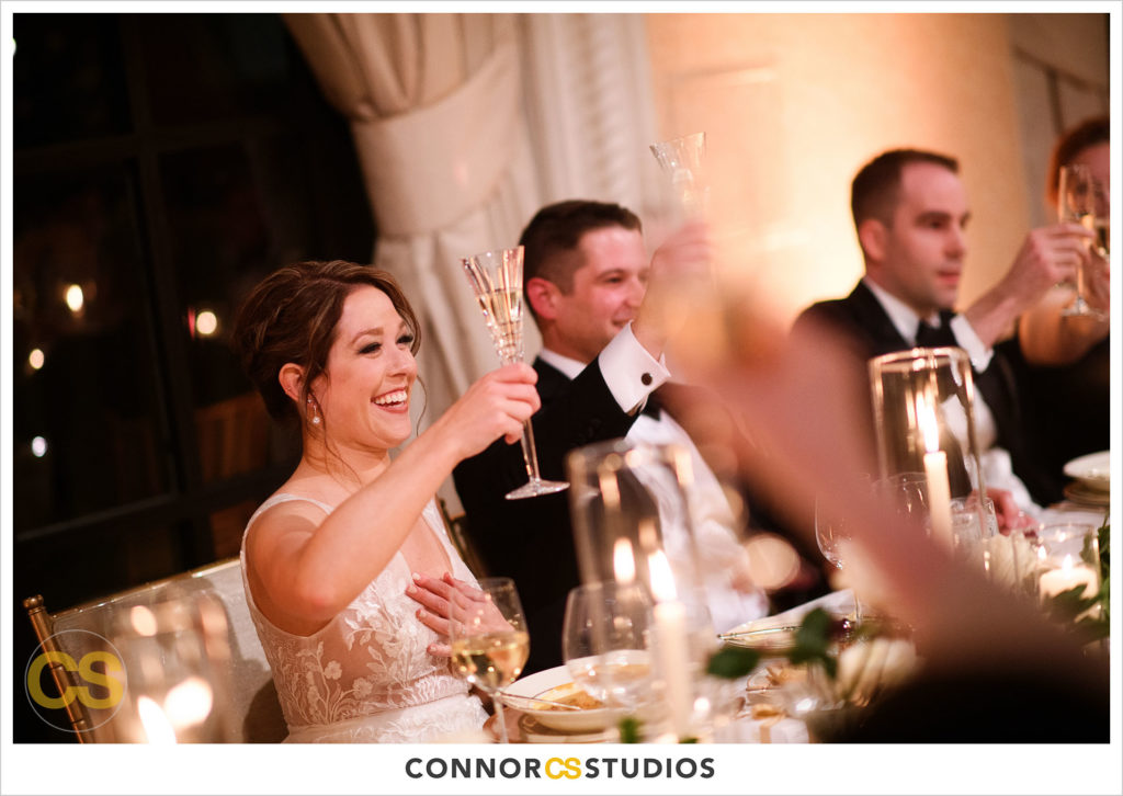 wedding reception in ballroom at the st regis hotel in washington, dc by connor studios