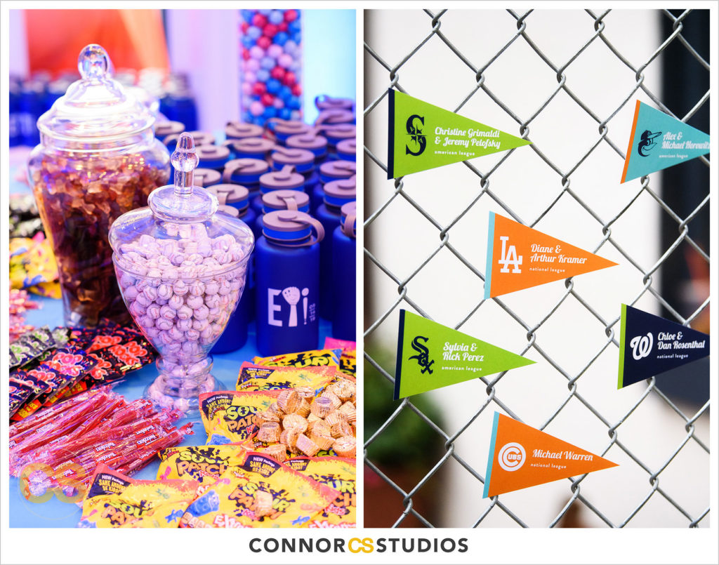 dc baseball themed bar mitzvah details by evoke dc at decatur house in washington dc photography by connor studios